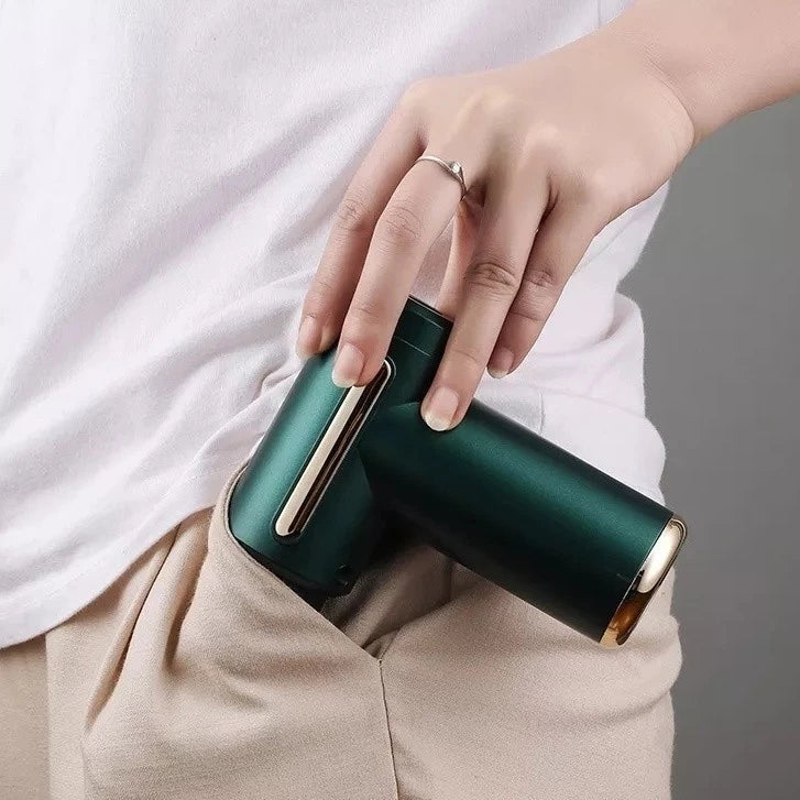 PISTOLA MASAJEADORA FASIAL GUN AZUL